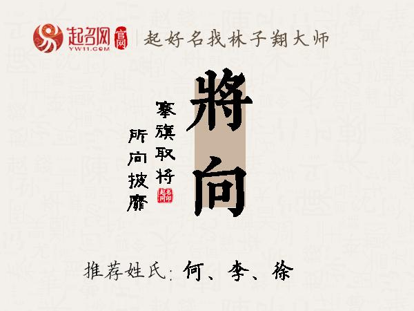 将向名字寓意